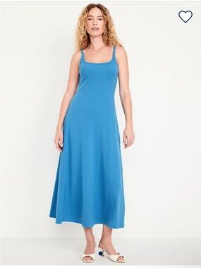 Old Navy Blue Maxi Tank Dress